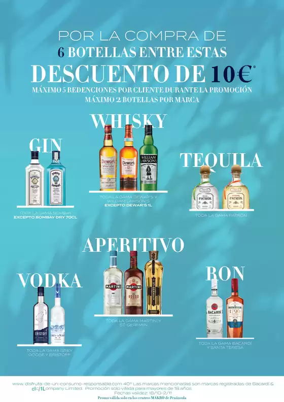 Catálogo Makro en Elgoibar | Especial Destilados | 2025-10-21T00:00:00.000Z - 2025-11-02T00:00:00.000Z