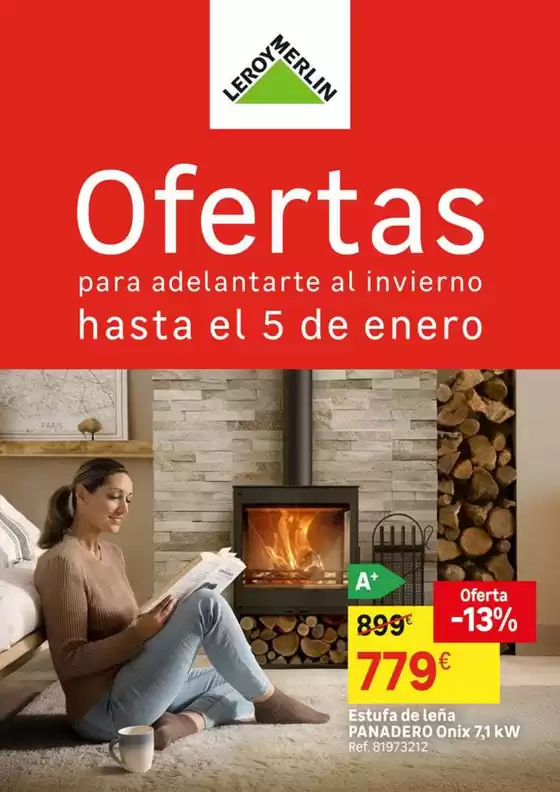 Catálogo Leroy Merlin en Avilés | Ofertas para adelantarte al invierno | 2025-10-21T00:00:00.000Z - 2026-01-05T00:00:00.000Z