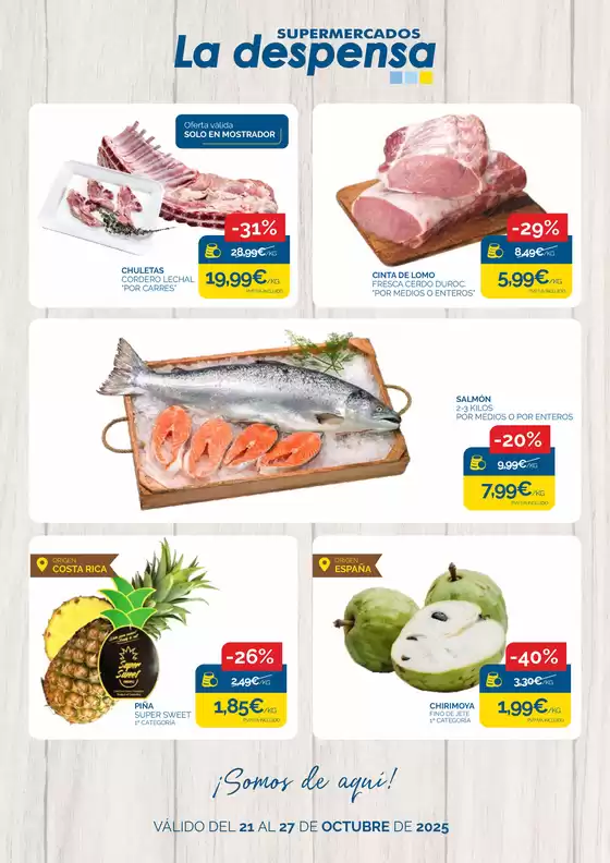 Catálogo Supermercados La Despensa en Paterna | ¡Somos de aquí! | 2025-10-21T00:00:00.000Z - 2025-10-27T00:00:00.000Z