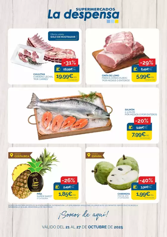 Catálogo Supermercados La Despensa en Paterna | Válido del 21 al 27 de octubre de 2025  | 2025-10-21T00:00:00.000Z - 2025-10-27T00:00:00.000Z