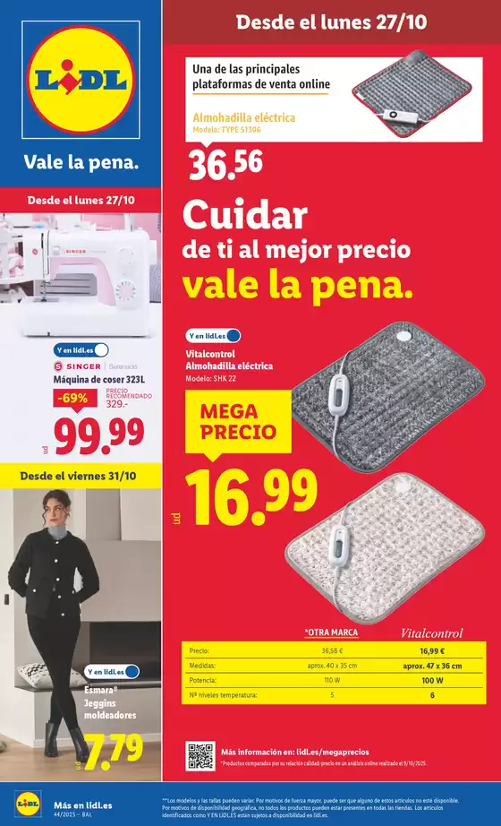 Catálogo Lidl en Loja | ¡Bazar Lidl! Ofertas válidas del 27/10 al 02/11 | 2025-10-27T00:00:00.000Z - 2025-11-02T00:00:00.000Z