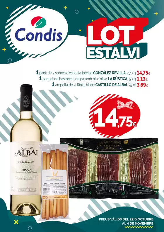 Catálogo Condis en Vic | Lot Estalvi | 2025-10-22T00:00:00.000Z - 2025-11-04T00:00:00.000Z