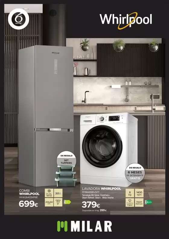 Catálogo Milar en Cádiz | Whirlpool Milar Oct 2025  | 2025-10-22T00:00:00.000Z - 2025-11-15T00:00:00.000Z