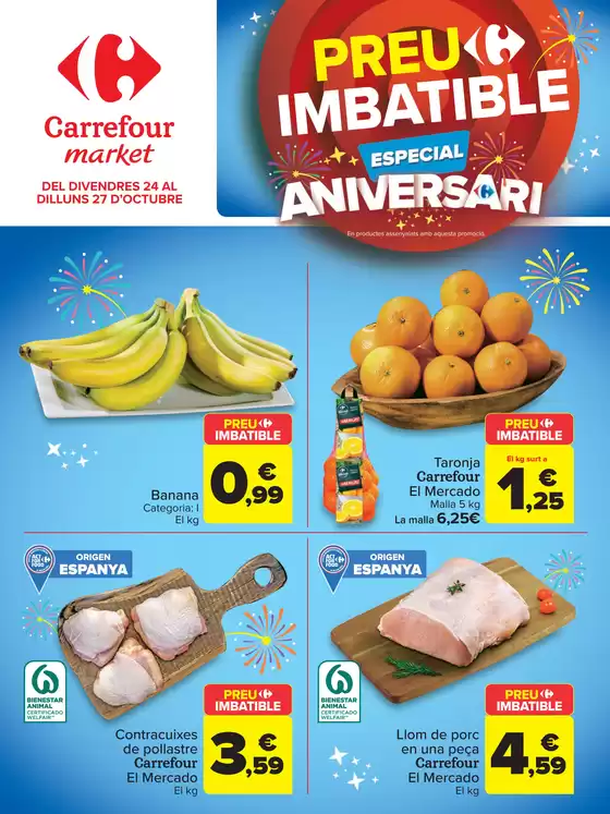 Catálogo Carrefour Market | Preu Imbatible | 2025-10-24T00:00:00.000Z - 2025-10-27T00:00:00.000Z