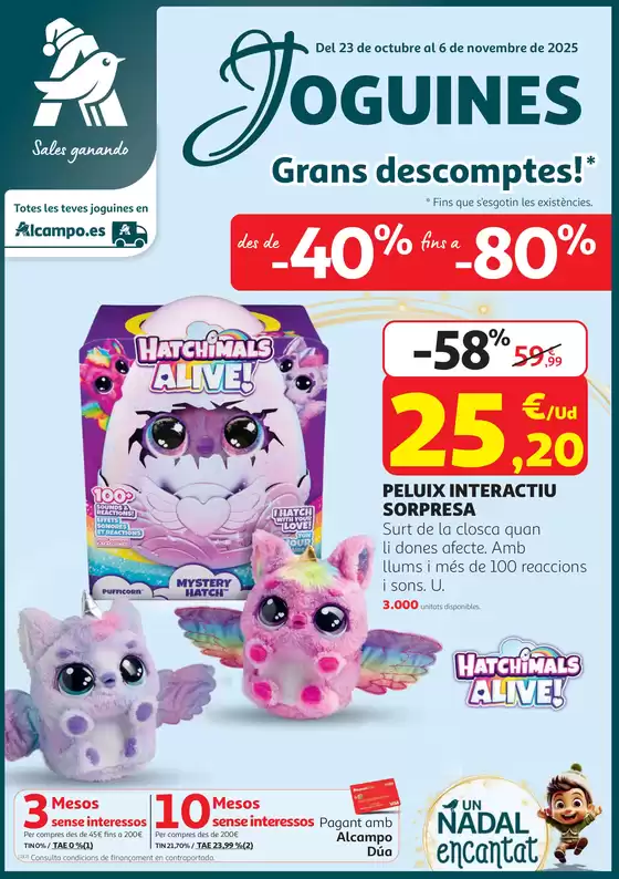 Catálogo Alcampo | Grans descomptes! | 2025-10-23T00:00:00.000Z - 2025-11-06T00:00:00.000Z