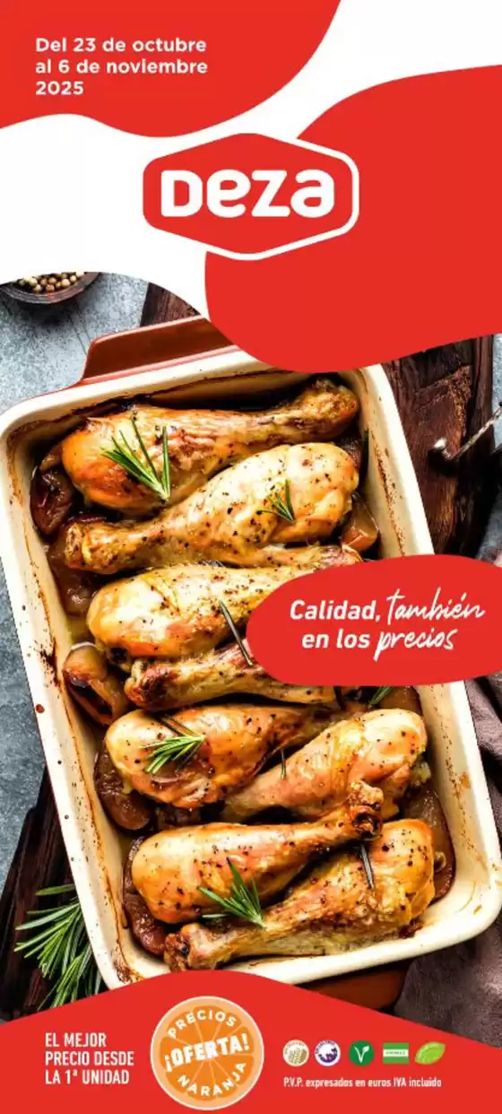 Catálogo Supermercados Deza en Brenes | Calidad, También En Los Precios! | 2025-10-23T00:00:00.000Z - 2025-11-06T00:00:00.000Z