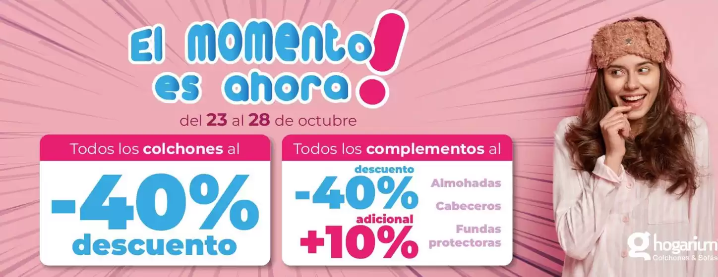 El momento es ahora!