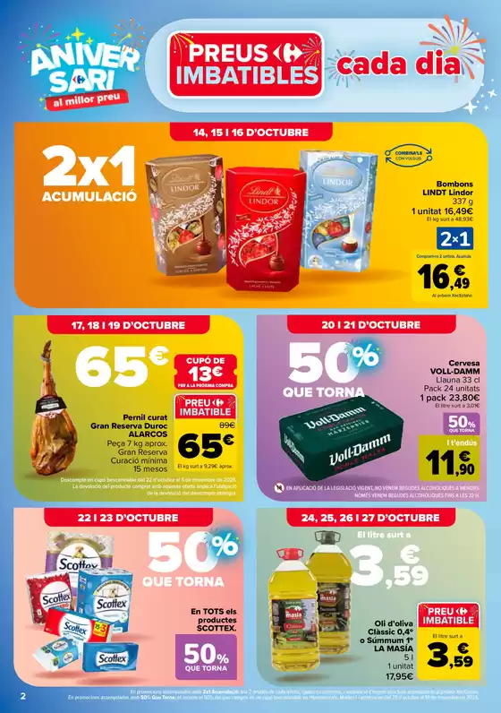 50% QUE VUELVE + 2ªUD. AL -50%