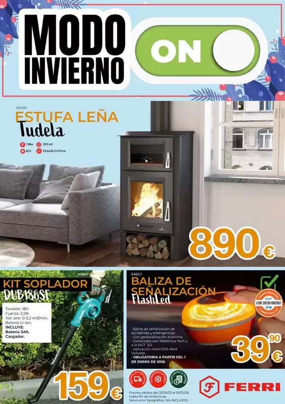 Catálogo Ferri en Arnedo | Modo Invierno On | 2025-10-23T00:00:00.000Z - 2026-02-15T00:00:00.000Z