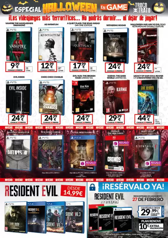 Halloween en GAME