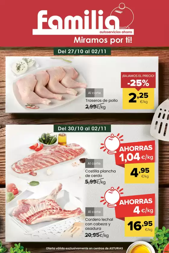 Catálogo Autoservicios Familia en Xinzo de Limia | Comprometidos con el producto Asturiano | 2025-10-27T00:00:00.000Z - 2025-11-02T00:00:00.000Z