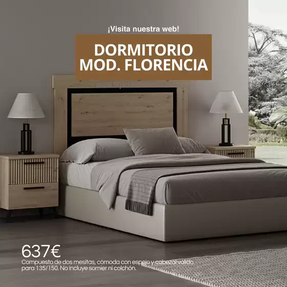 Catálogo HiperMueble Canarias en Badajoz | Dormitorio Mod. Florencia | 2025-10-27T00:00:00.000Z - 2025-11-04T00:00:00.000Z