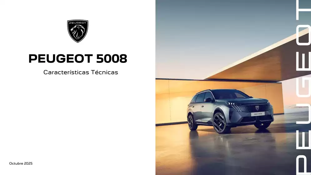 Catálogo Peugeot en Tudela | Peugeot NUEVO 5008 | 2025-10-27T00:00:00.000Z - 2025-12-31T00:00:00.000Z