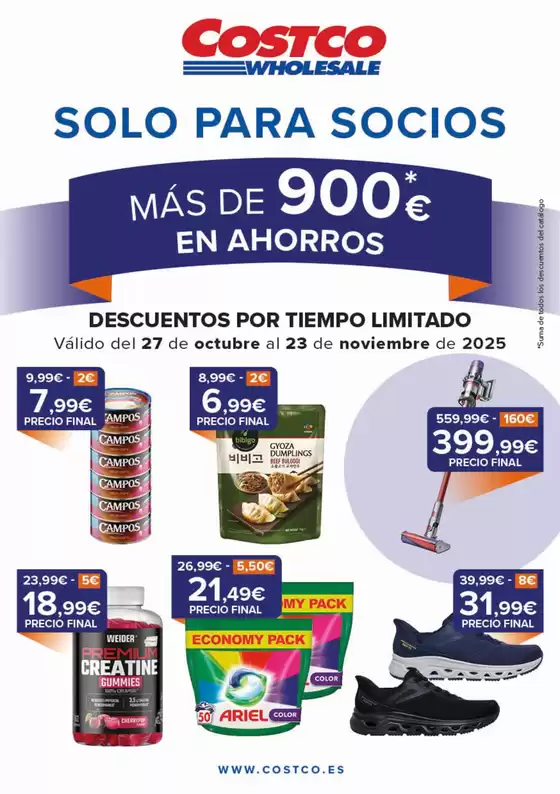 Catálogo Costco en La Campana | Descuentos Por Tiempo Limitado | 2025-10-27T00:00:00.000Z - 2025-11-23T00:00:00.000Z
