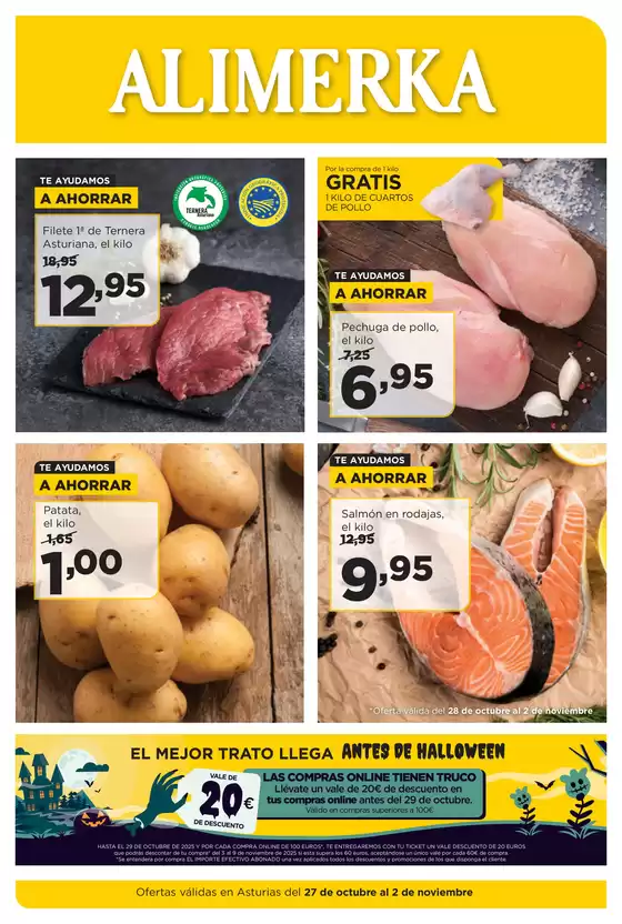 Catálogo Alimerka en La Campana | Semanal del - Alimerka | 2025-10-27T00:00:00.000Z - 2025-11-02T00:00:00.000Z