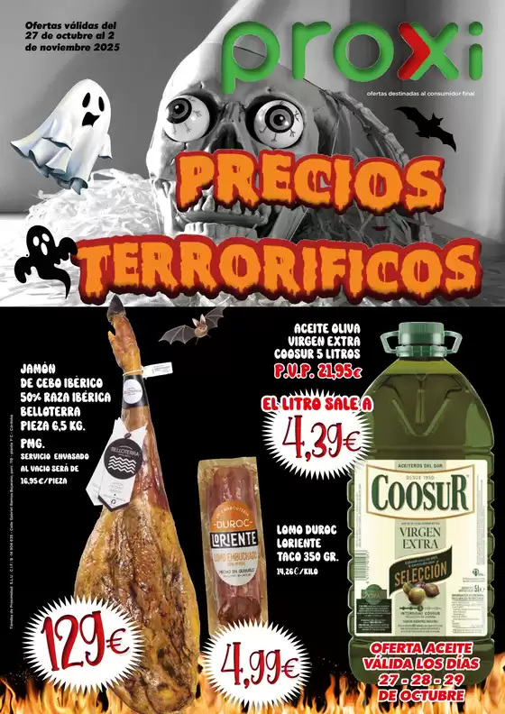 Catálogo Proxi en Albacete | Precios Terrorificos | 2025-10-27T00:00:00.000Z - 2025-11-02T00:00:00.000Z