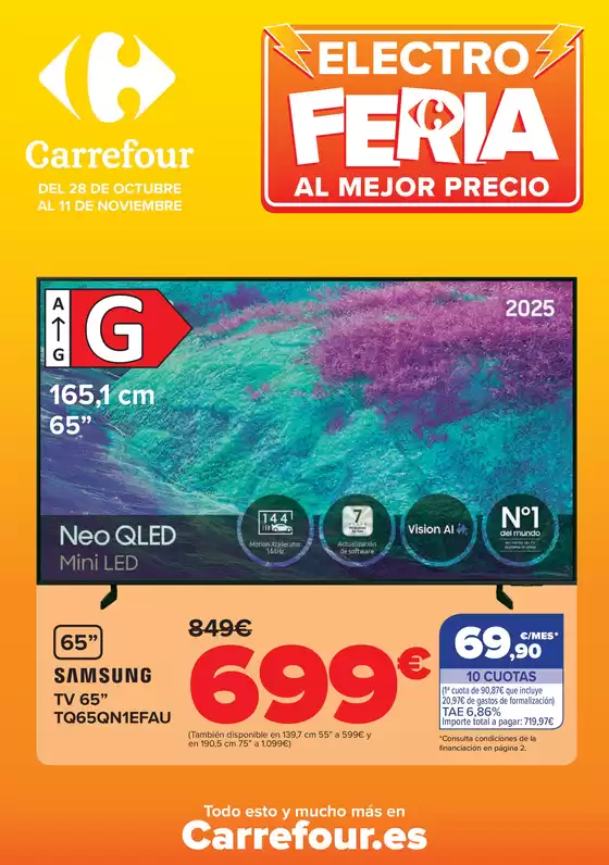 Catálogo Carrefour en Lalín | SURTIDO ELECTRO | 2025-10-28T00:00:00.000Z - 2025-11-11T00:00:00.000Z