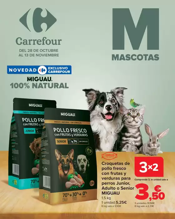 Catálogo Carrefour en Viana | MASCOTAS | 2025-10-28T00:00:00.000Z - 2025-11-13T00:00:00.000Z