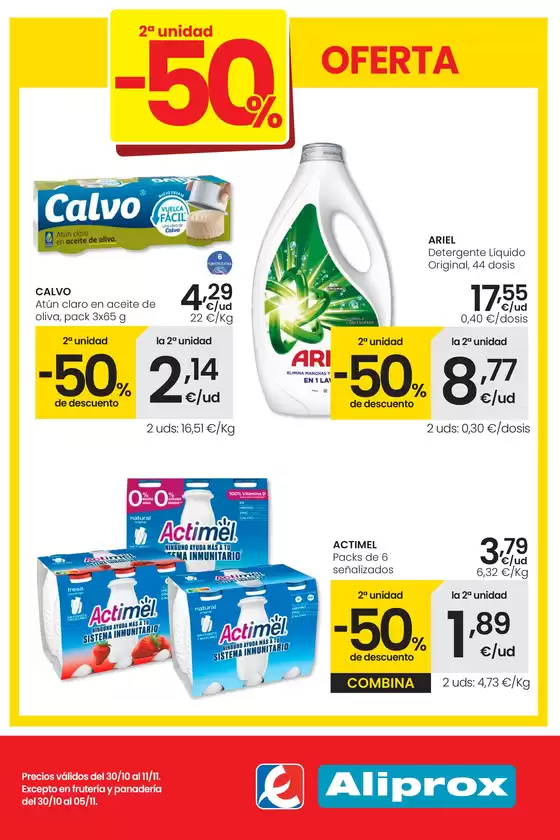 2a unidad -50% Aliprox