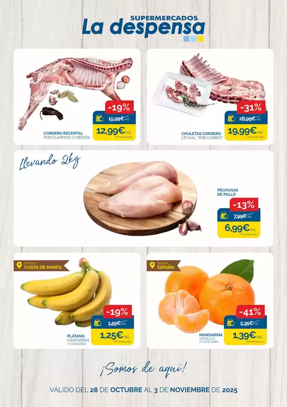 Catálogo Supermercados La Despensa en Villamayor | Válido Del 28 De Octubre Al 3 De Noviembre De 2025  | 2025-10-28T00:00:00.000Z - 2025-11-03T00:00:00.000Z