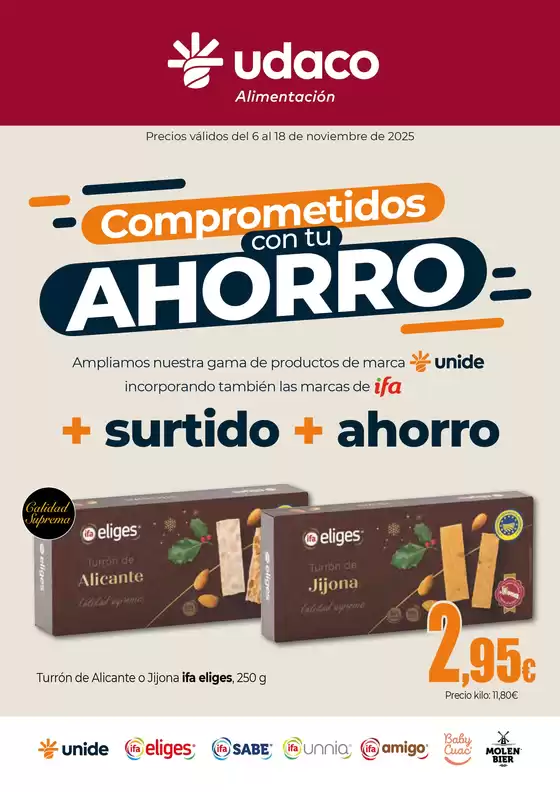 Comprometidos con tu ahorro Udaco