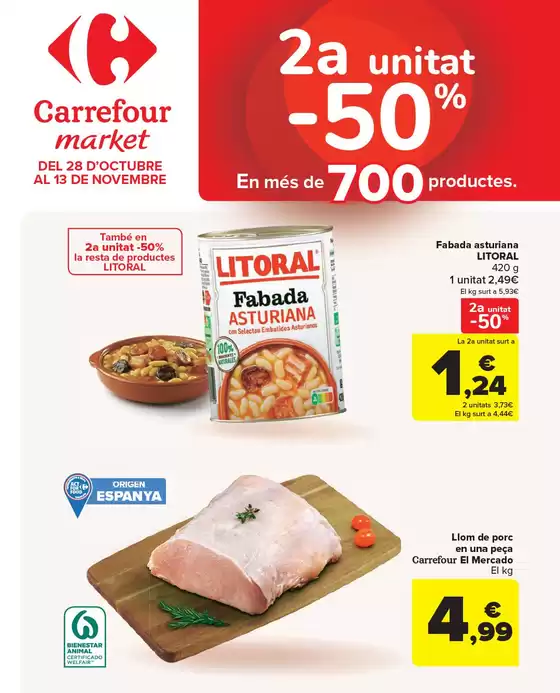 Catálogo Carrefour Market | Del 28 D’octubre Al 13 De Novembre | 2025-10-28T00:00:00.000Z - 2025-11-13T00:00:00.000Z