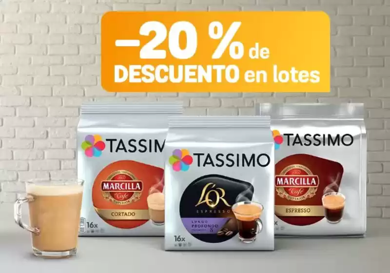 Catálogo Tassimo en Salou | -20% De Descuento En Lotes | 2025-10-28T00:00:00.000Z - 2025-11-09T00:00:00.000Z