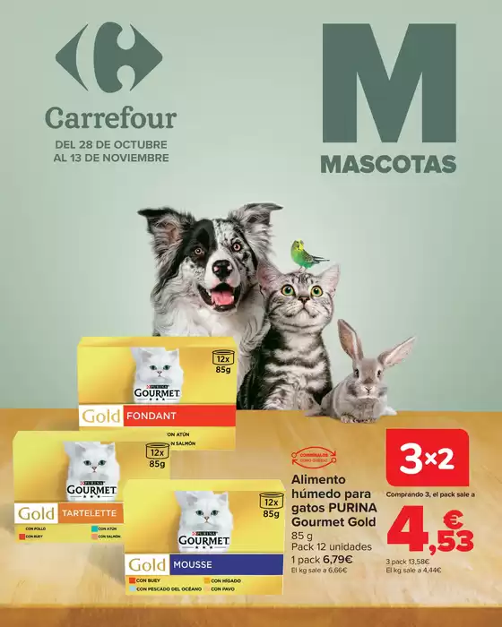 Catálogo Carrefour | MASCOTAS | 2025-10-28T00:00:00.000Z - 2025-11-13T00:00:00.000Z