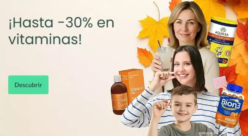 Catálogo Dos farma en Huesca | ¡Hasta -30% en vitaminas! | 2025-10-28T00:00:00.000Z - 2025-10-31T00:00:00.000Z