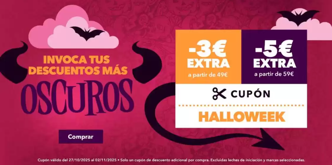 Catálogo NutriTienda en Huesca | Invoca Tus Descuentos Más Oscuros | 2025-10-28T00:00:00.000Z - 2025-11-02T00:00:00.000Z