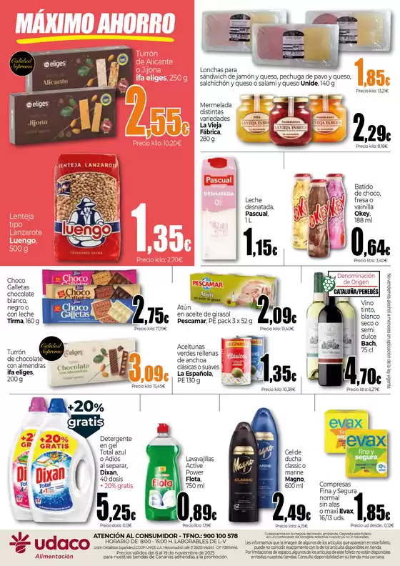 Comprometidos con tu ahorro UDACO Canarias