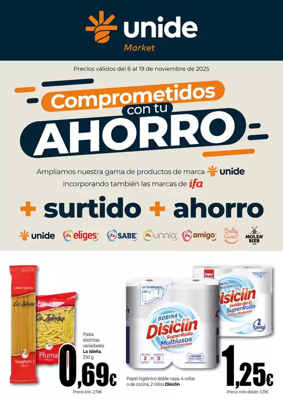 Catálogo Unide Market | Comprometidos con tu ahorro UNIDE Market Canarias | 2025-11-06T00:00:00.000Z - 2025-11-19T00:00:00.000Z