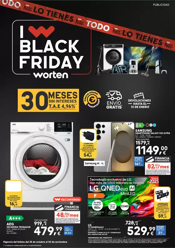 Catálogo Worten en Rábade | Del 28 De Octubre Al 03 De Noviembre | 2025-10-29T00:00:00.000Z - 2025-11-03T00:00:00.000Z