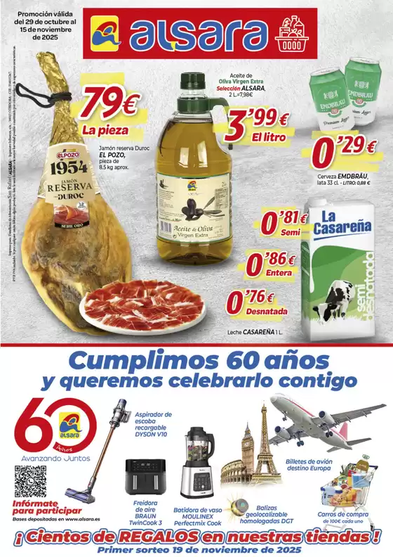 Catálogo Alsara Supermercados en Torremolinos | Promoción válida del 29 de octubre al 15 de noviembre de 2025 | 2025-10-29T00:00:00.000Z - 2025-11-15T00:00:00.000Z