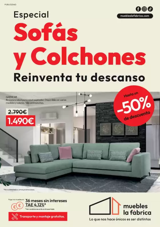 Catálogo Muebles La Fábrica en Badajoz | ¡¡Reinventa Tu Descanso!! | 2025-10-29T00:00:00.000Z - 2025-12-31T00:00:00.000Z