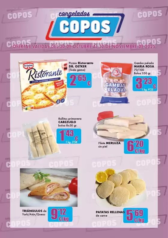 Catálogo Congelados Copos en Murcia | Ofertas Válidas Del 30 De Octubre Al 12 De Noviembre De 2025 | 2025-10-30T00:00:00.000Z - 2025-11-12T00:00:00.000Z