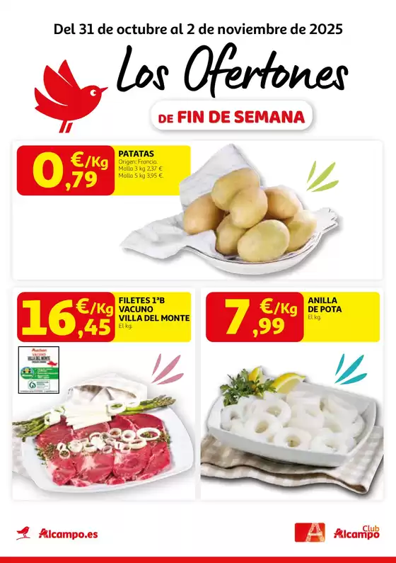 Catálogo Alcampo en Loeches | Los Ofertones De Fin De Semana | 2025-10-31T00:00:00.000Z - 2025-11-02T00:00:00.000Z
