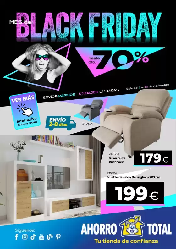 Catálogo Ahorro Total en Jerez de la Frontera | Mes Del Black Friday | 2025-11-01T00:00:00.000Z - 2025-11-30T00:00:00.000Z
