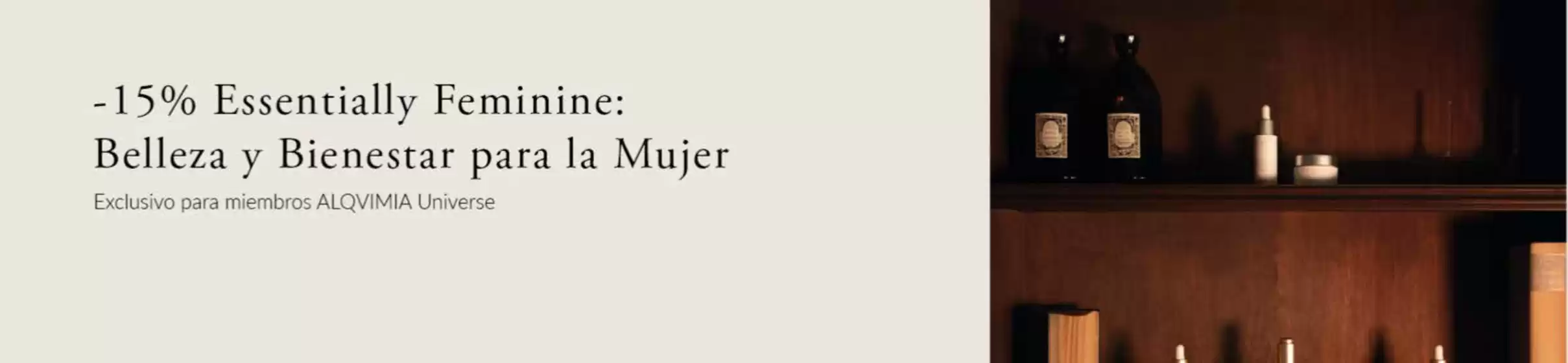 Catálogo ALQVIMIA en Pontevedra | -15% Essentially Feminine: Belleza y Bienestar para la Mujer | 2025-10-30T00:00:00.000Z - 2025-11-10T00:00:00.000Z