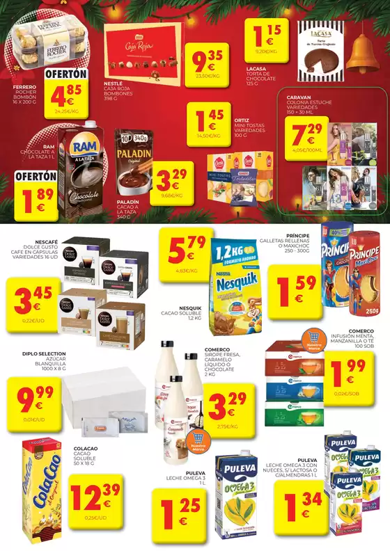 Ofertas válidas del 30 de octubre al 26 de noviembre de 2025