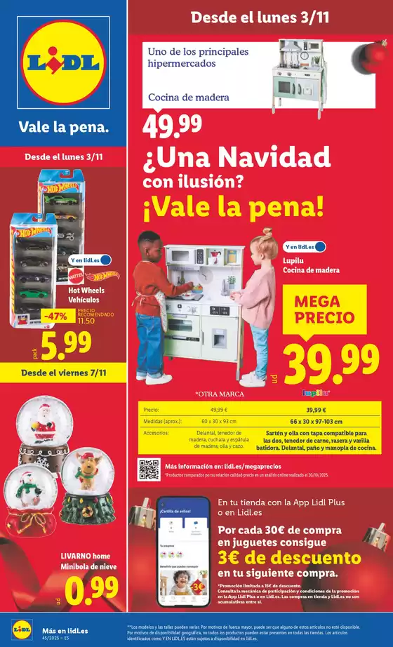 Catálogo Lidl en Gava | ¡Bazar Lidl! Ofertas válidas del 03/11 al 09/11 | 2025-11-03T00:00:00.000Z - 2025-11-09T00:00:00.000Z