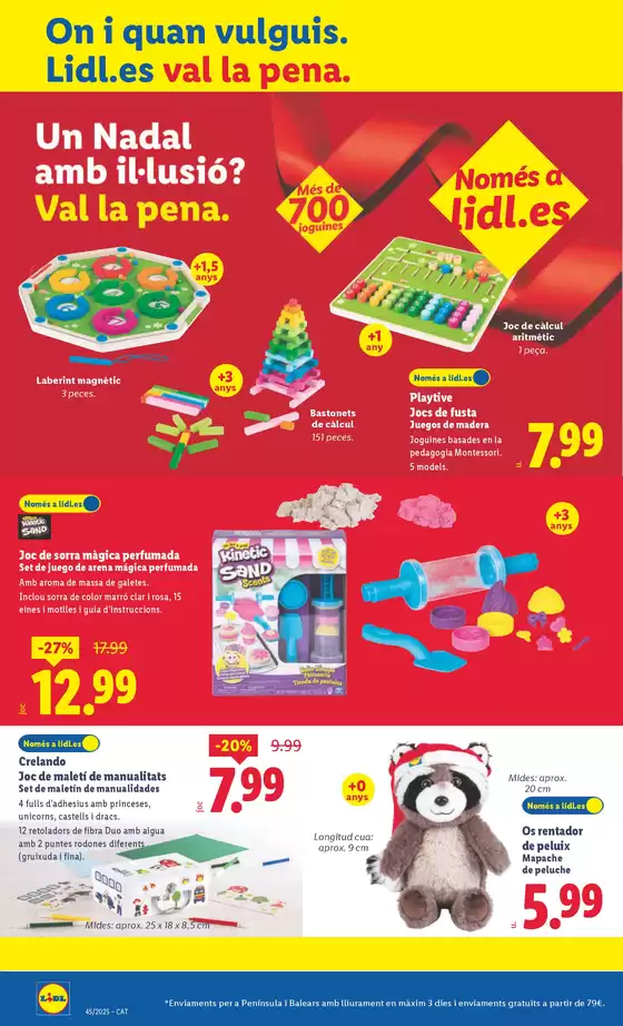 ¡Bazar Lidl! Ofertas válidas del 03/11 al 09/11