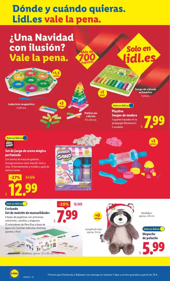 ¡Bazar Lidl! Ofertas válidas del 03/11 al 09/11