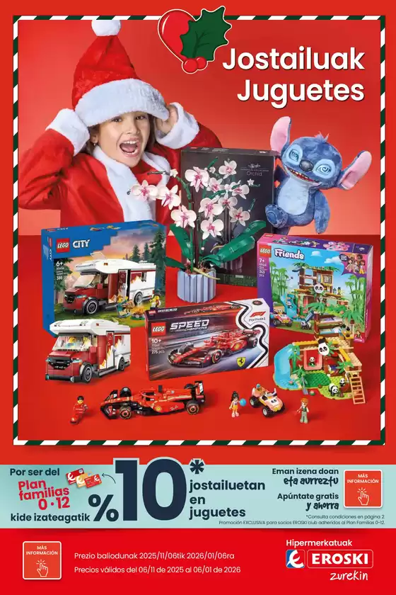 Catálogo Eroski en Oiartzun | Jostailuak | 2025-11-06T00:00:00.000Z - 2026-01-06T00:00:00.000Z