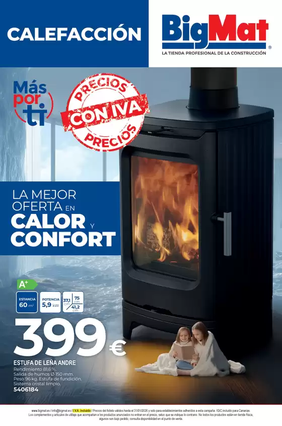 Catálogo Bigmat - La Plataforma en Alcobendas | La Mejor Oferta En Calor Y Confort | 2025-11-01T00:00:00.000Z - 2026-01-31T00:00:00.000Z