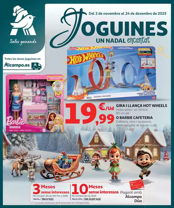 Del 3 de novembre al 24 de desembre de 2025