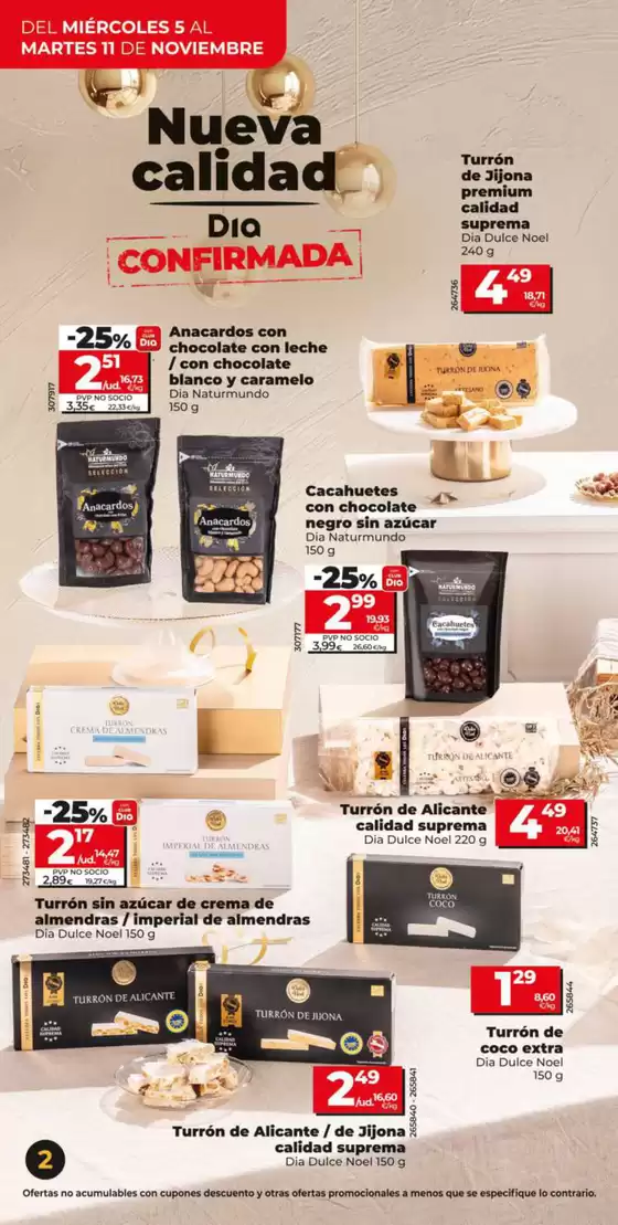 Nueva Calidad Dia del 05/11 al 11/11