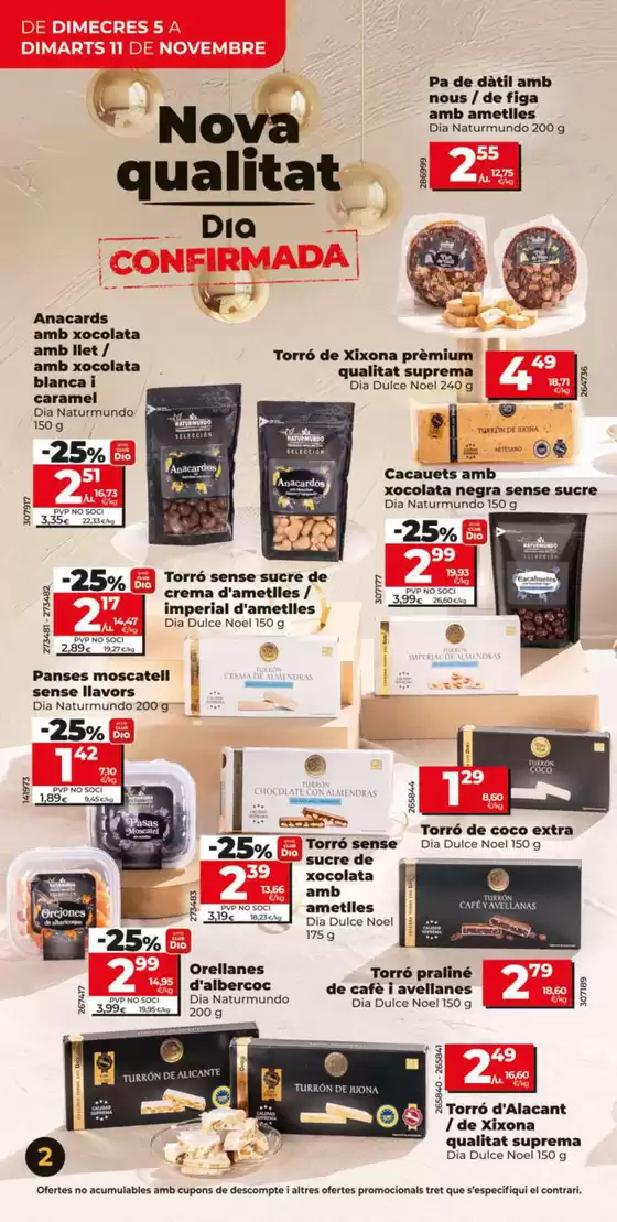 Nova Qualitat Dia del 05/11 al 11/11