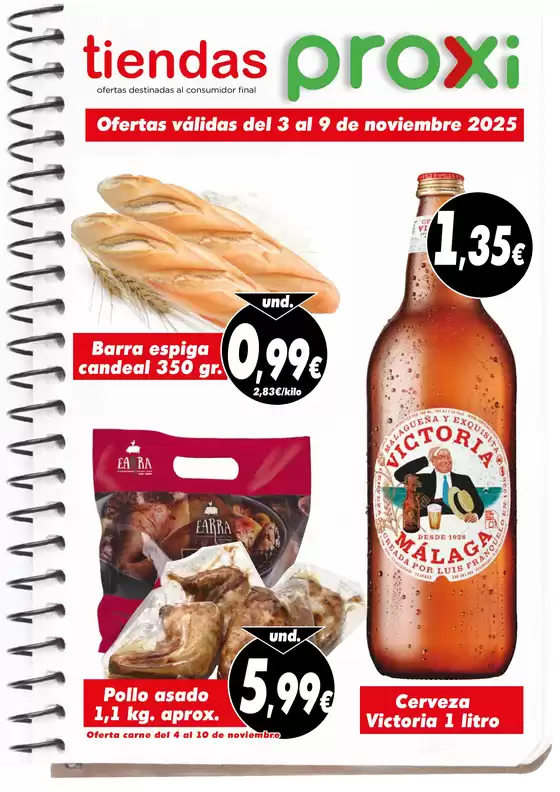 Catálogo Proxi en Castelldefels | Ofertas válidas del 3 al 9 de noviembre 2025 | 2025-11-03T00:00:00.000Z - 2025-11-09T00:00:00.000Z