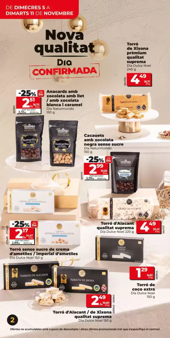 Nova Qualitat Dia del 05/11 al 11/11